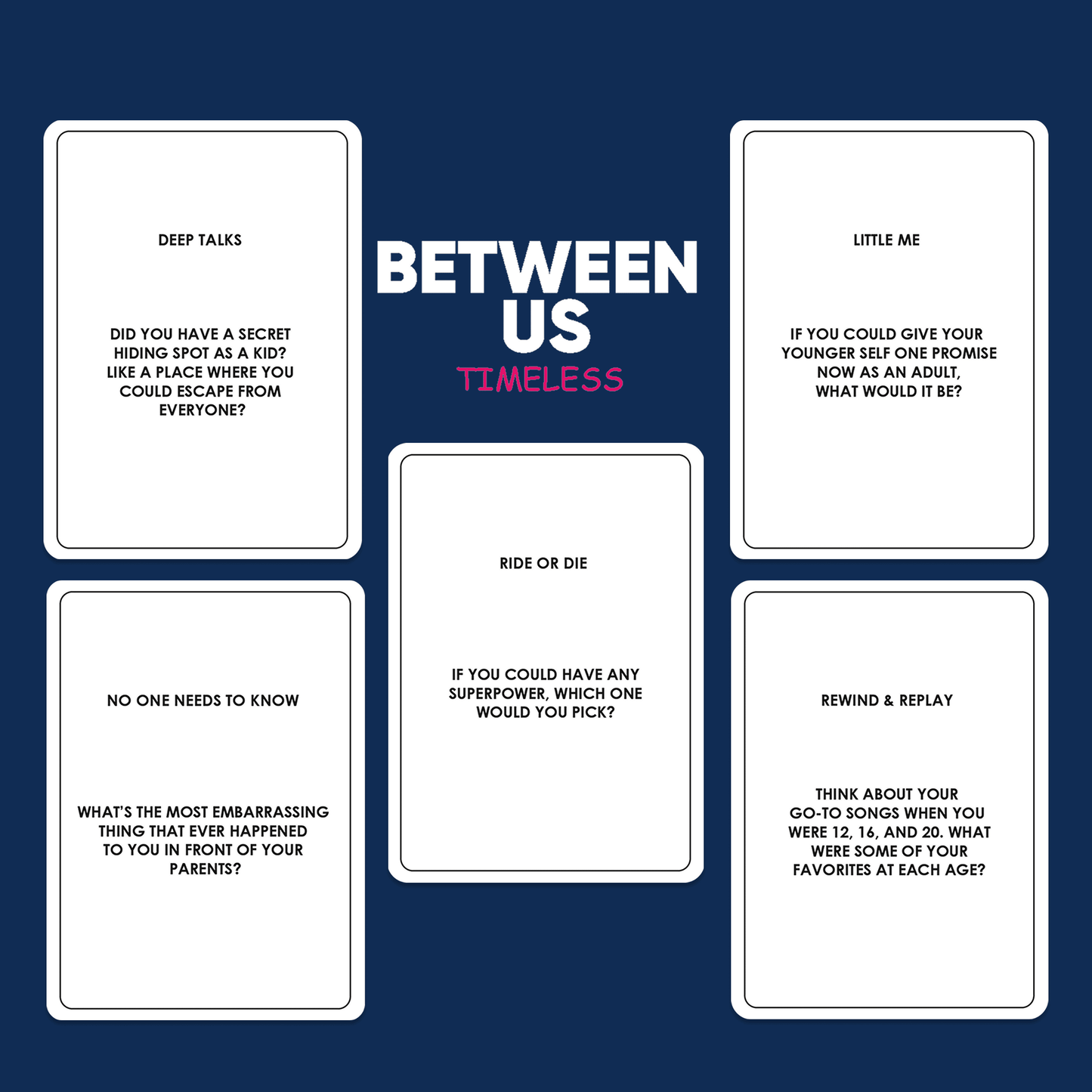 BETWEEN US: Timeless