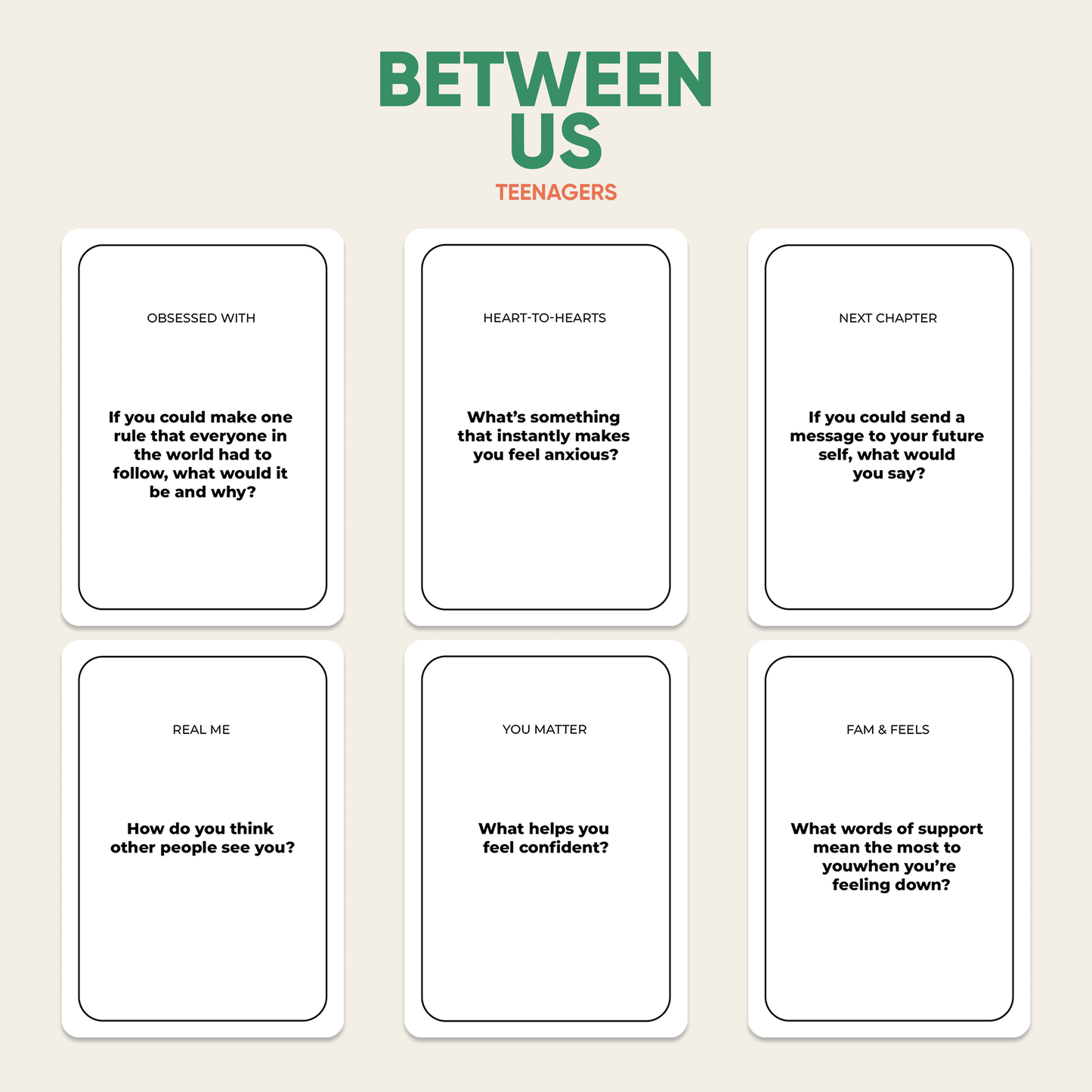 BETWEEN US: Teenagers